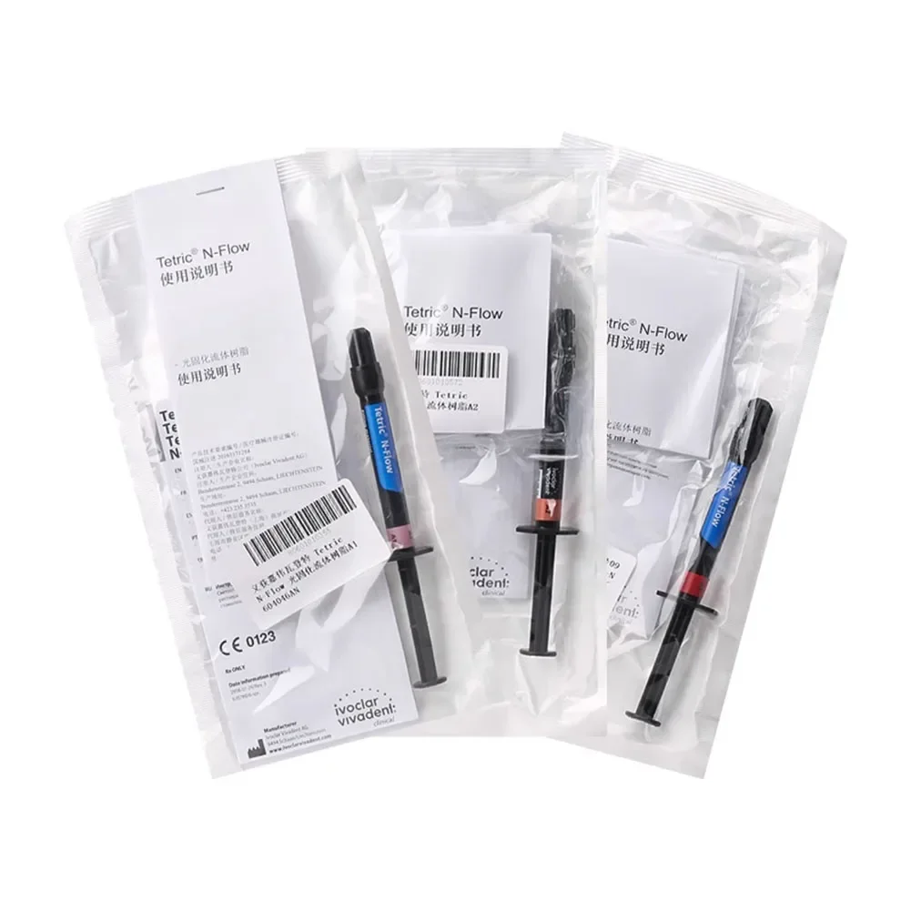 Picture 7: Light Curing Flowable Composite Resin Original Ivoclar Tetric N-Flow Nano Hybrid Dental Restorative Aesthetic Oral Teeth Repair