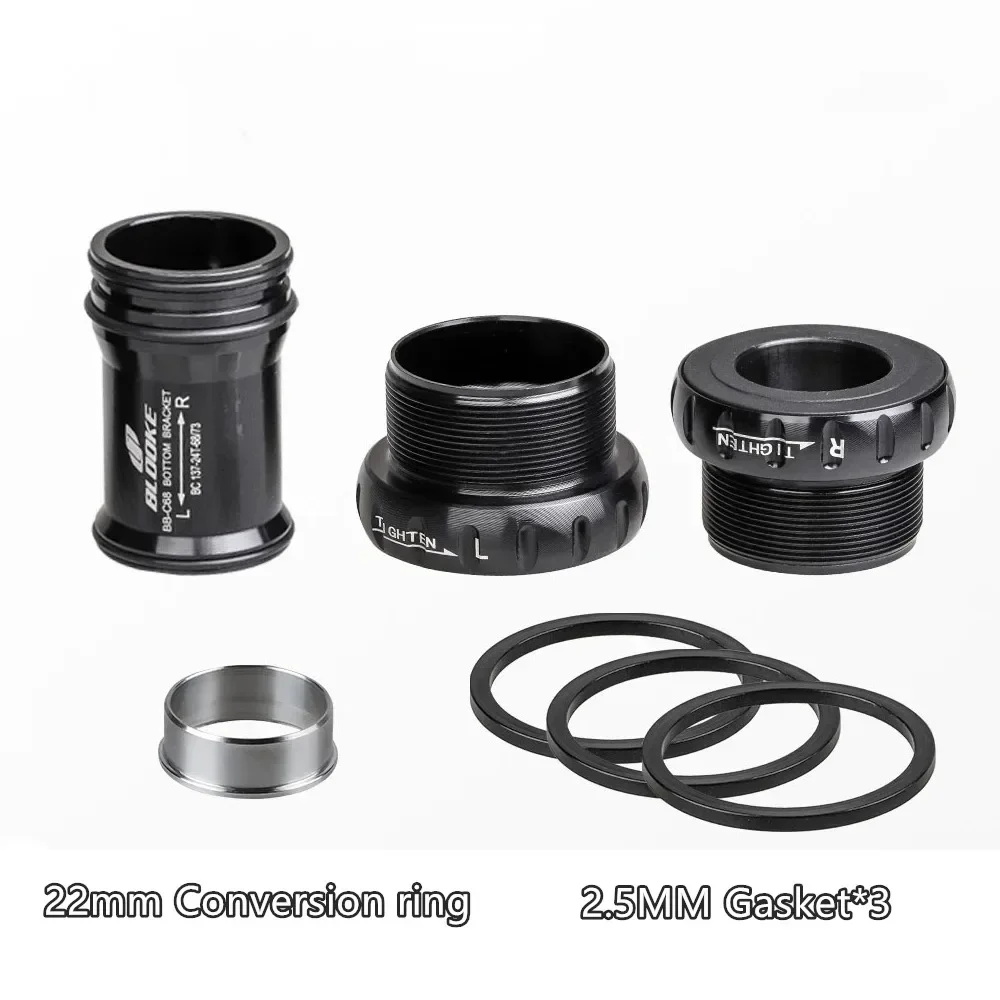 Bicycle Thread Kit for SRAM Prowheel Crank,Road and Mountain Bike,BB Kit,Seal and Ceramic Bearing,Bottom Bracket,24mm,22mm