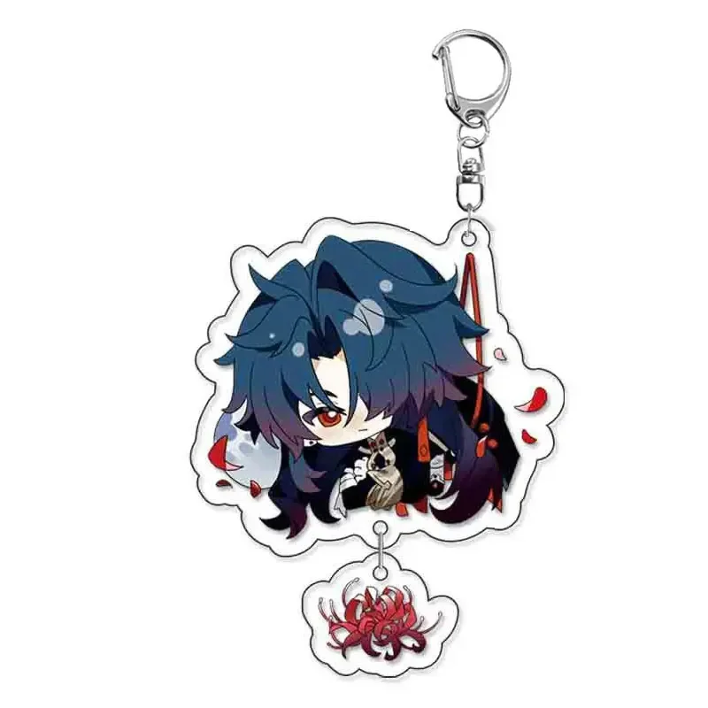 Gioco Honkai Star Rail portachiavi Dan Heng Bronya Rand Asta Herta Himeko figura ciondolo auto portachiavi gioielli uomo accessori regalo