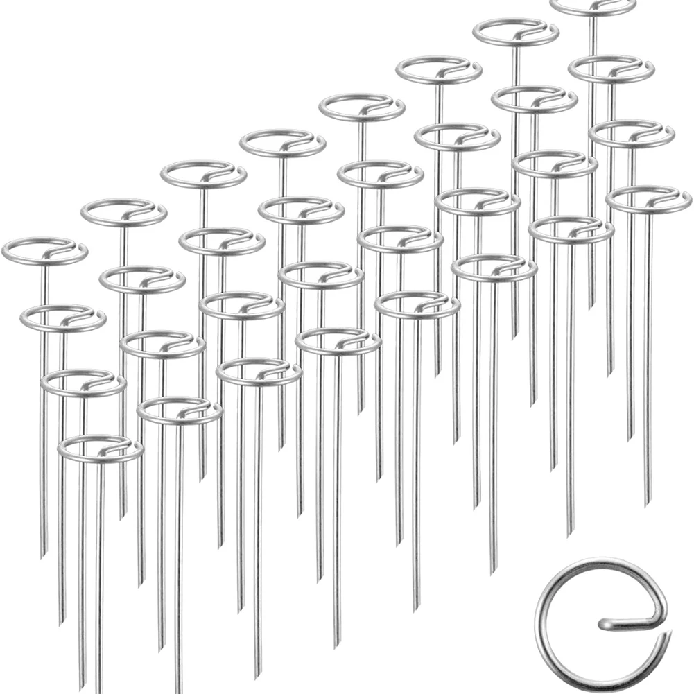 50pcs Heavy-Duty G-Shaped Ground Stakes For Garden Fabric Outdoor Carpets Waterproof Covers Accessories Easy Installation