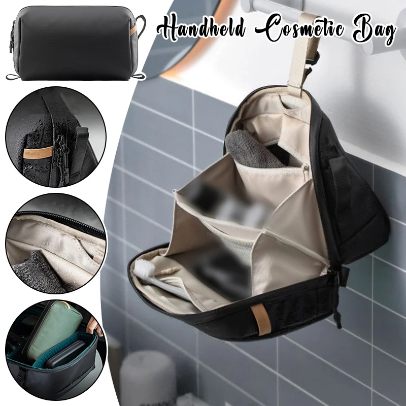 

Bathroom Storage Bag Dry Wet Separation Waterproof Toiletry Bag | Large Capacity Cosmetic Case for Business Trips