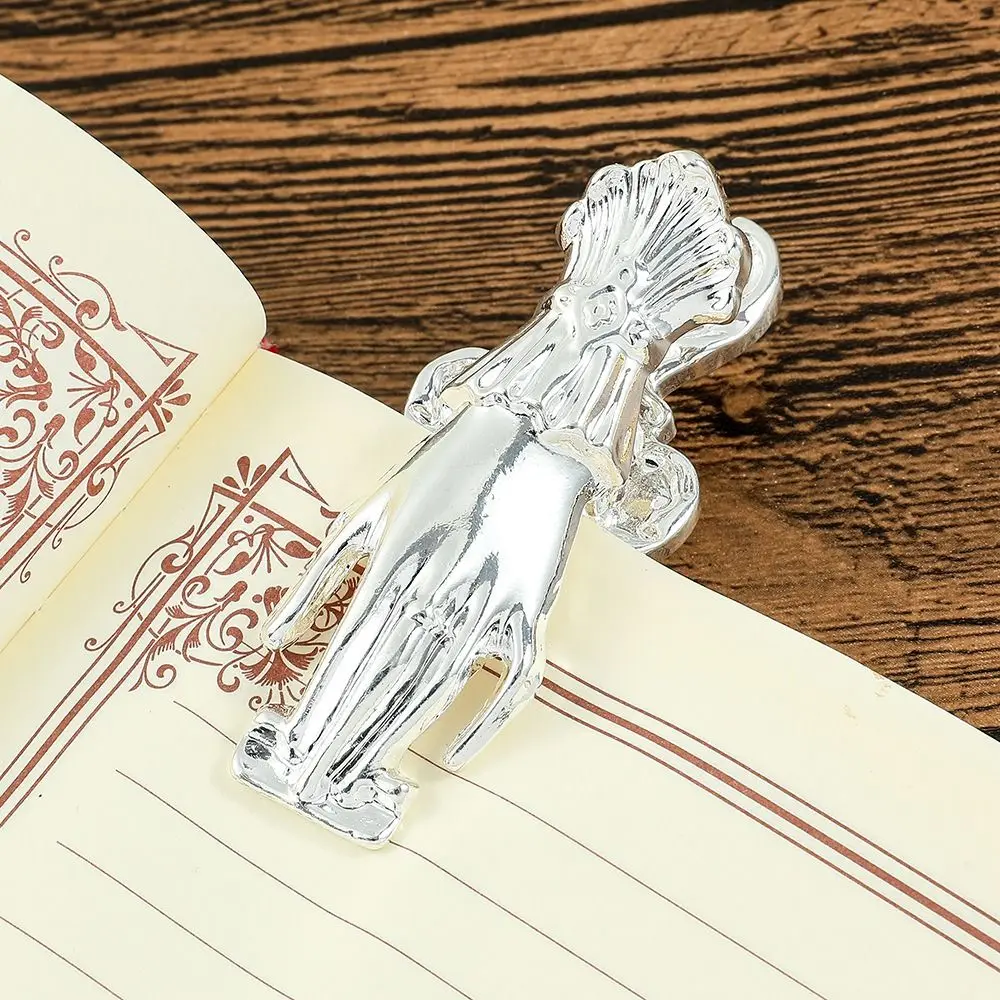 الإبداعية اليد على شكل ورقة كليب DIY سكرابوكينغ المعادن حساب اليد كليب مقاطع الزخرفية مكتب المدرسة