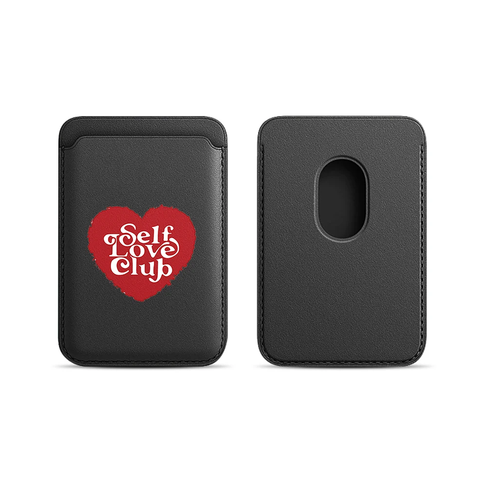 Self Love Club Leder-Kartenetui Handyhülle Kartenhalter für Magnetische Hülle Geeignet für alle iPhone Magsafe Karten-Handy-Rückseiten-Taschen – Detail 9