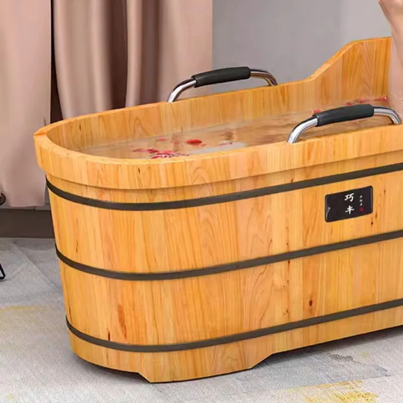 Ice Bath Tub Spa Professional Pedicure Wooden Outdoor Bathtub Adults Portable Toilet Dog Mobile Hot Badewanne Outside Foot