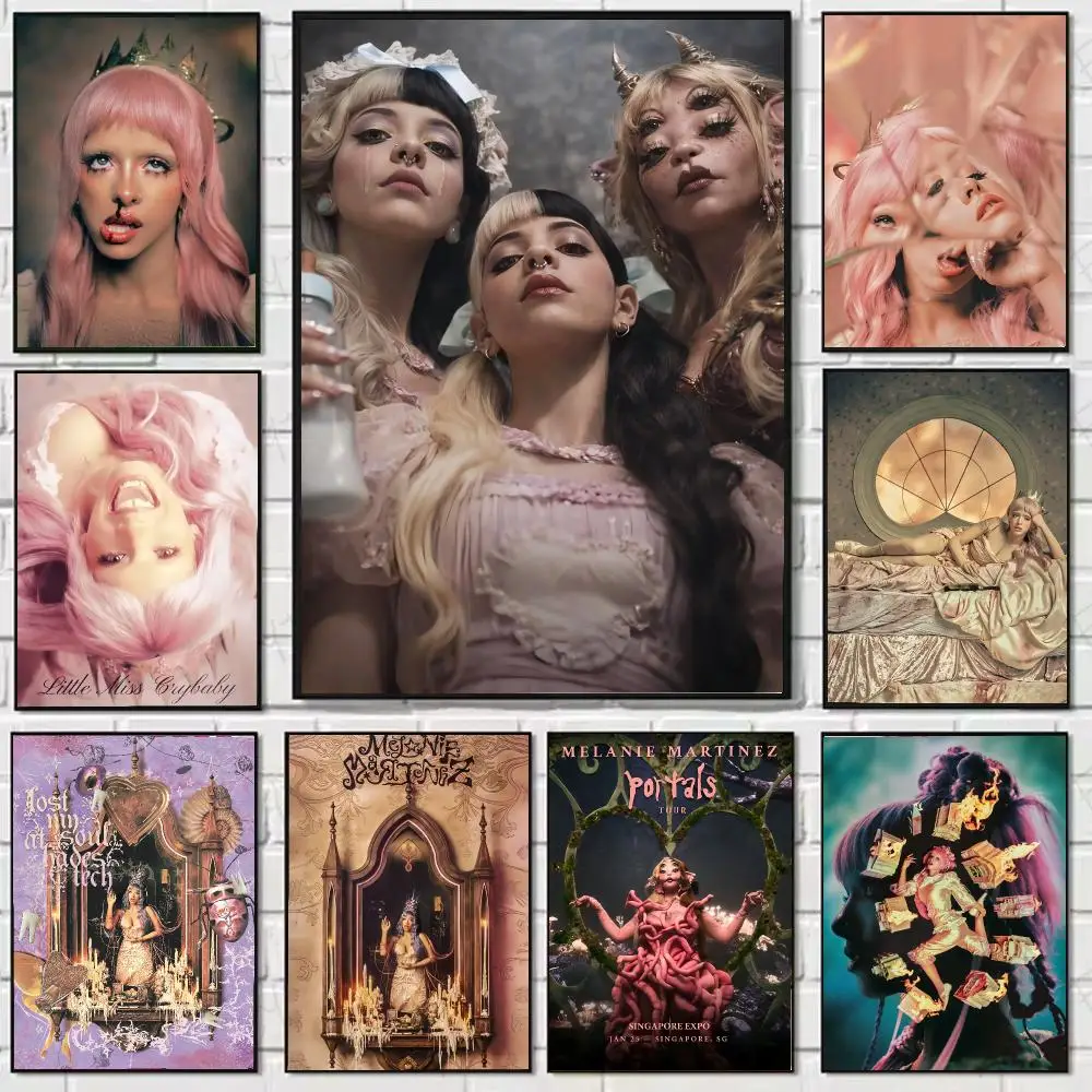 Singer Melanie Martinez Hades 2026 Poster Stickers, suitable for game rooms, bedrooms, corridors, home wall art decor, gifts