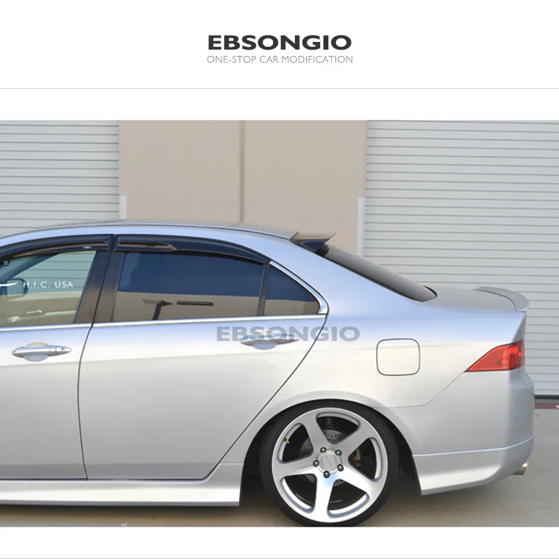 EBSONGIO For Honda Accord CL7 CL9 4Door 2003-2007 Roof Spoiler ABS Exterior Rear Window Visor Boot Wing Decoration Car Styling