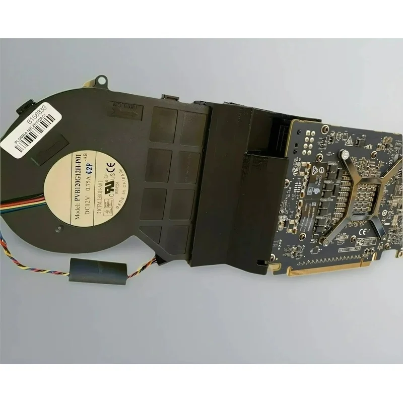 Turbo Cooling Fan Upgrade FOR AMD Radeon Instinct MI8 Compute Card PVB120G12H‑P01
