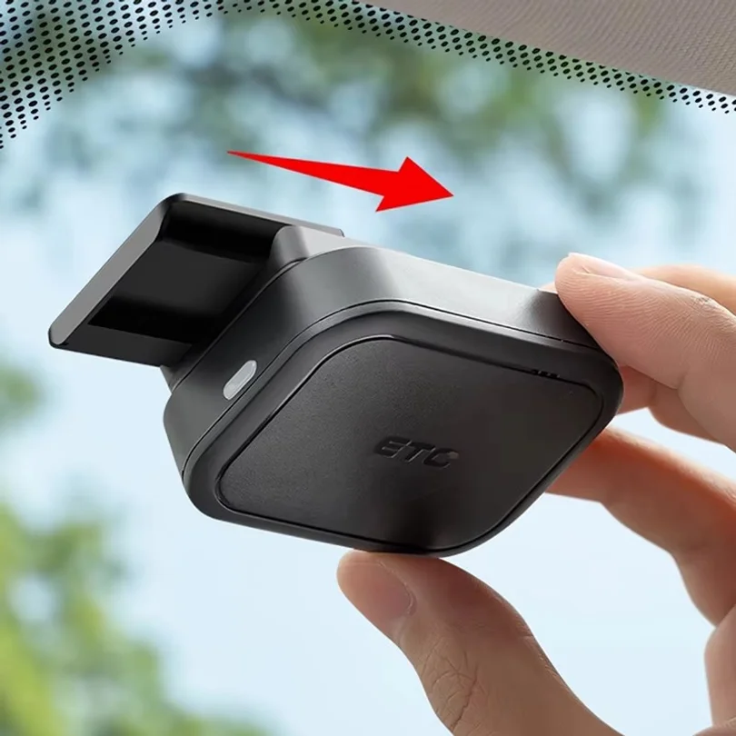 Car Toll Pass Holder Adhesive Sticky ETC Bracket Adhesive Removable Easy Installation Compact Toll Pass Holder For Windshield