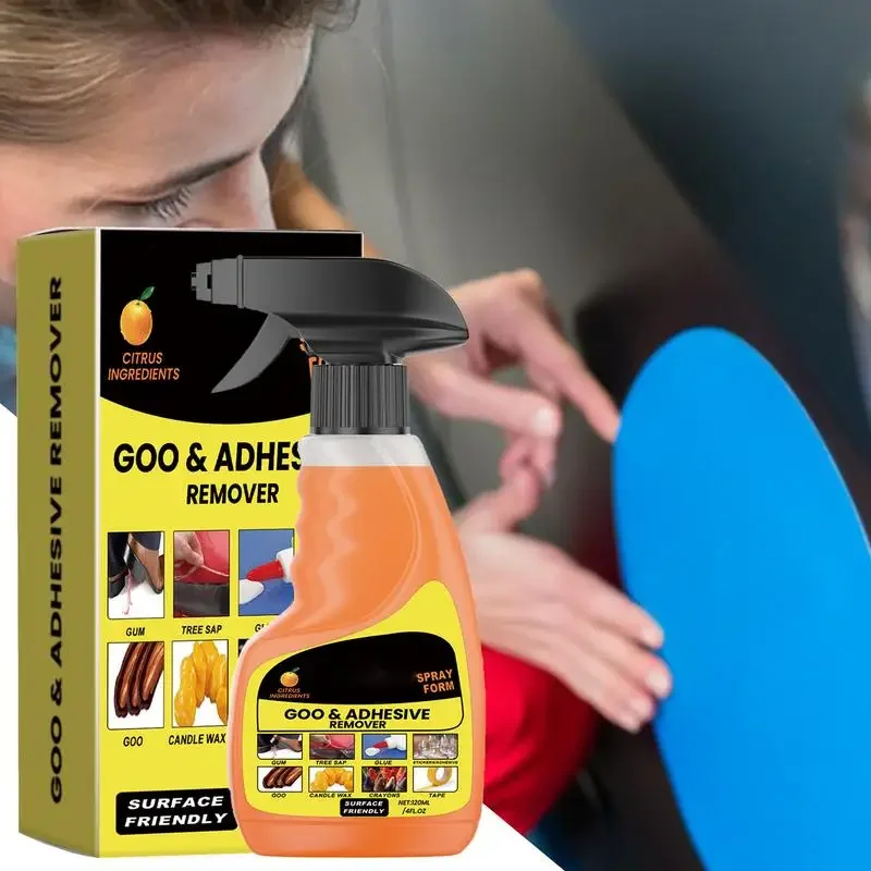 All Purpose adhesive glue remover Sticky Residued Remover Spray Auto Car Sticker Car Glass Label Cleaner Adhesive Glue Spray
