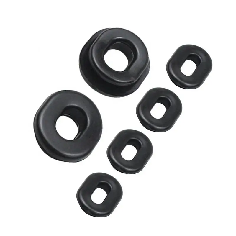 Rubber Grommets Bolt Motorcycle Fairings Set Grommets Kit Replacement 6pcs Rubber Grommets For Motorcycle & Easy To Install For