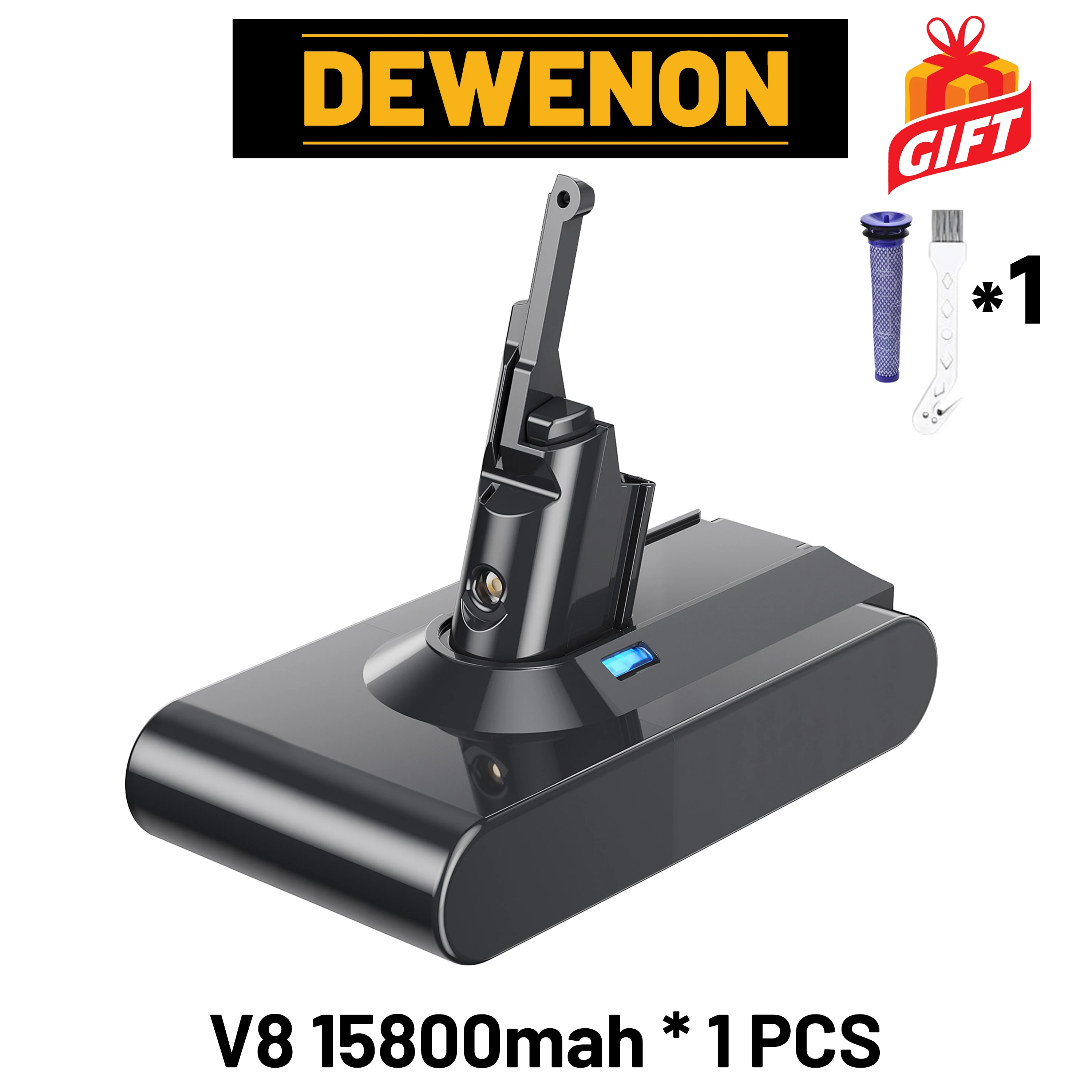 For Dyson V8 21700 Battery TABLESS Cell V8 Absolute Handheld Vacuum Cleaner For Dyson V8 SV10 Rechargeable Battery