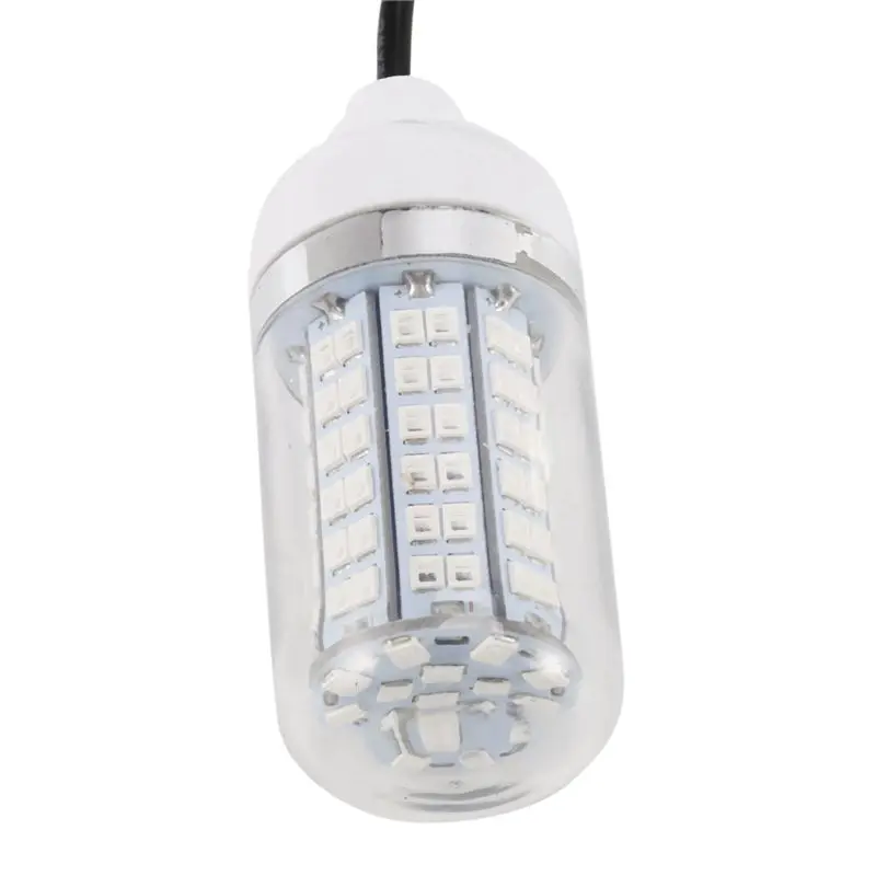 A27F-10X 12V LED Green Underwater Submersible Night Fishing Light Crappie Shad Squid Boat Fishing Light
