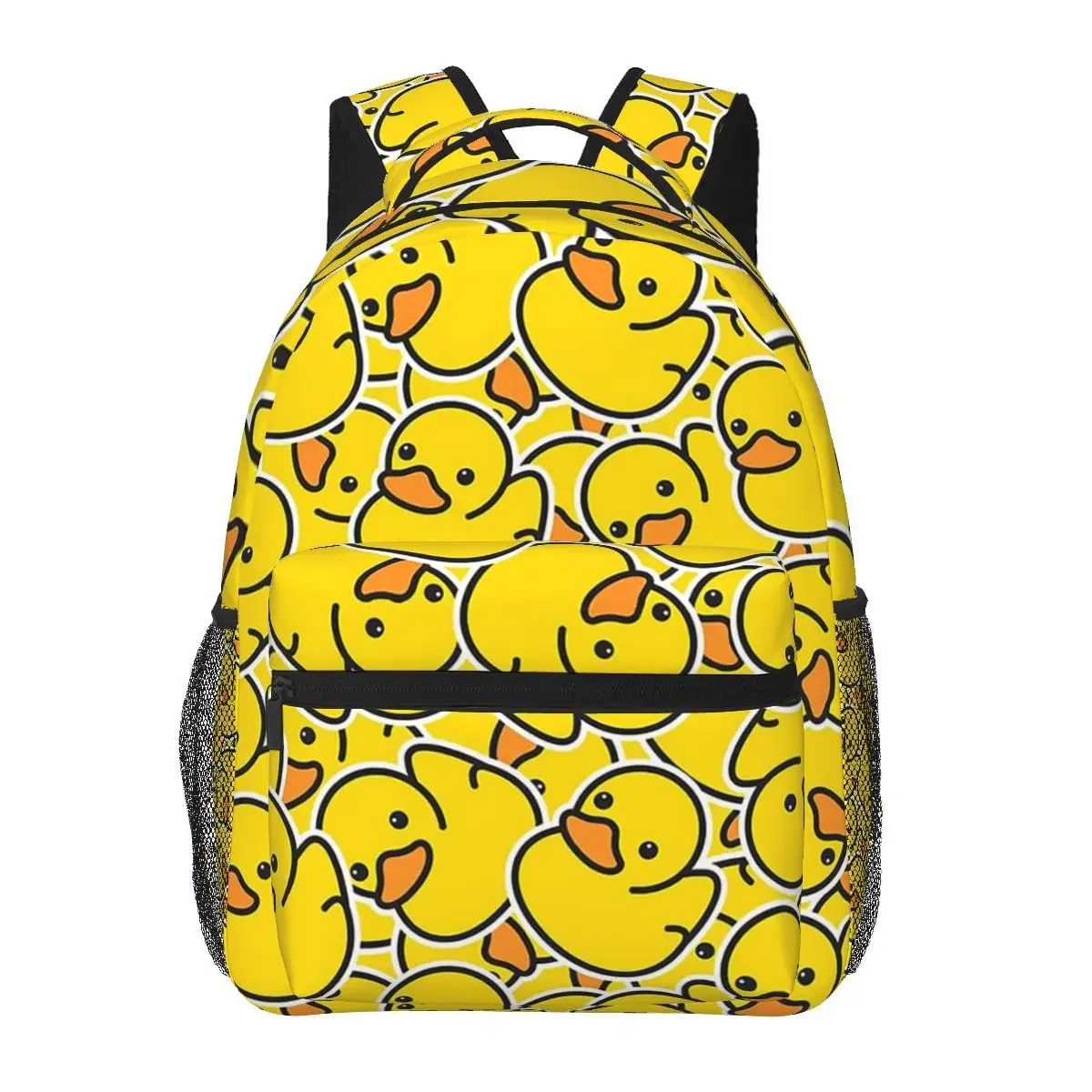 

Yellow Classic Rubber Duck Backpacks Boys Girls Bookbag Students School Bags Cartoon Kids Rucksack Shoulder Bag Large Capacity