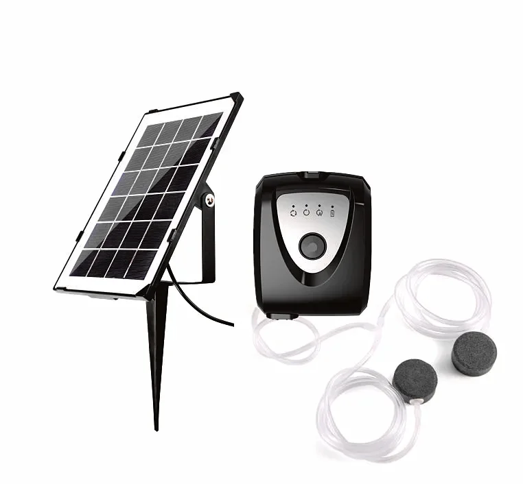 Outdoor Air Pump Solar Pool Fish Tank Oxygenator Air Pump