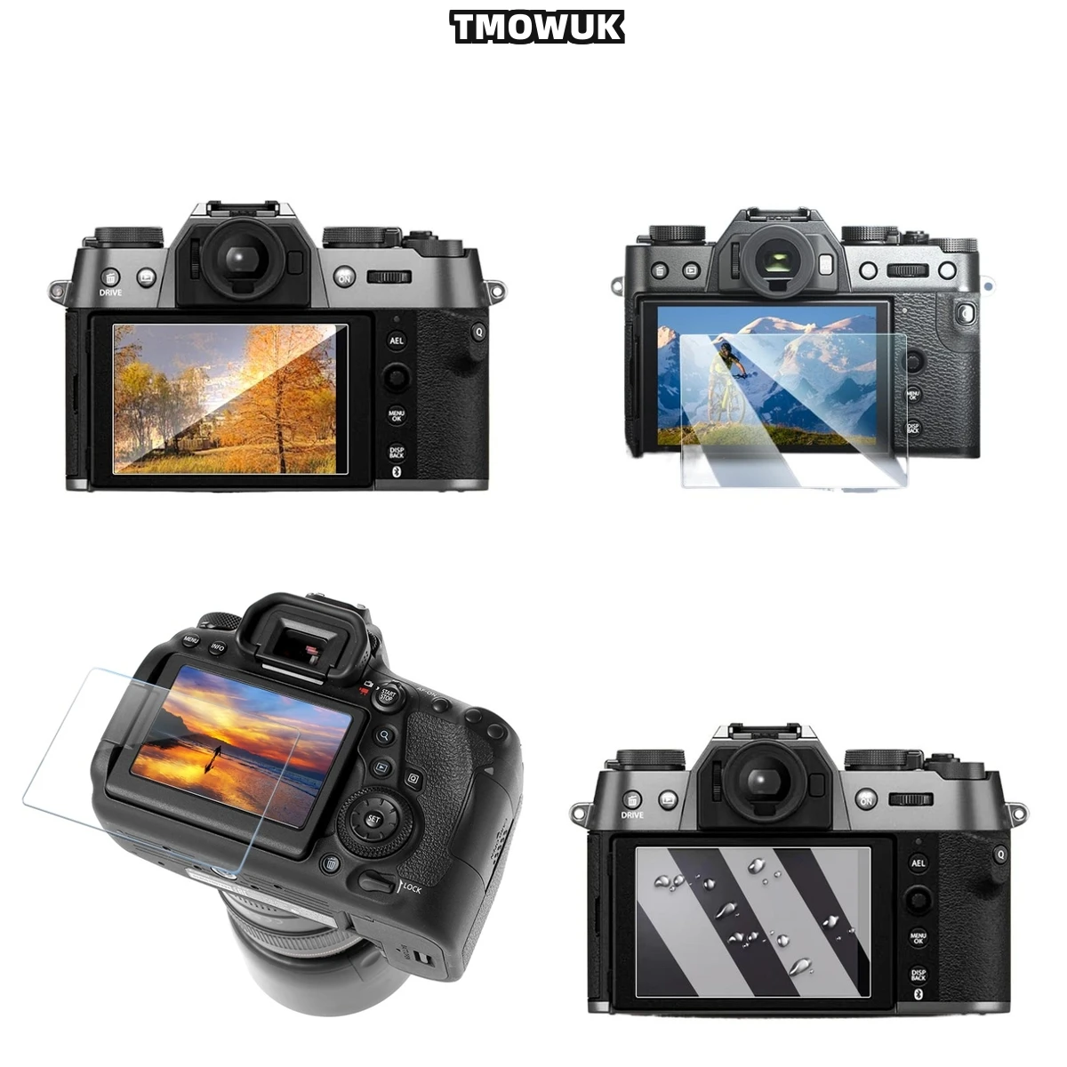 

For Fujifilm XT-5 XT-4 R50 R8 XS10 X-100V Pro3, HD Anti-Scratch Film, Perfect Fit Protective Cover.