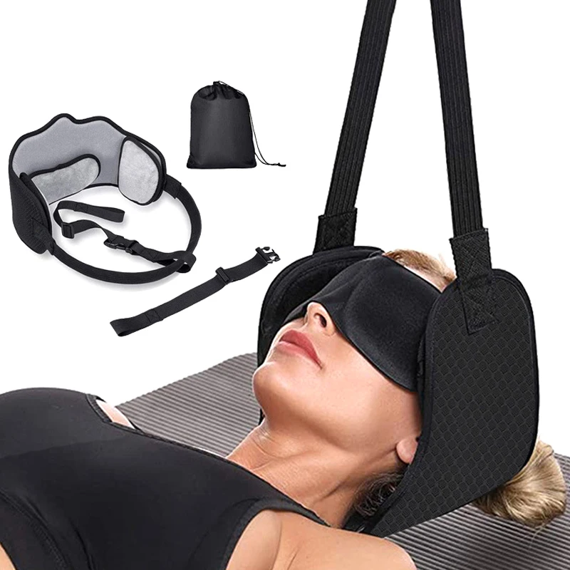 

Cervical Neck Tractor Adjustable Cervical Spine Traction Belt Stretch Neck Massager Chiropractic Correction Device Pain Relief