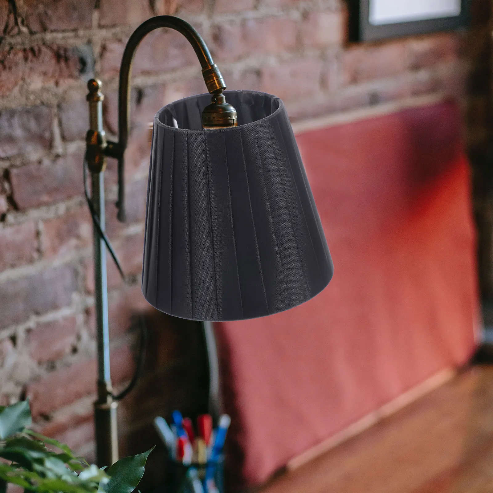 

Cloth Lampshade For Wall Lamp E27/E14 Base Indoor Light Cover Fine Texture Soft Illumination Iron Cloth Material Drum