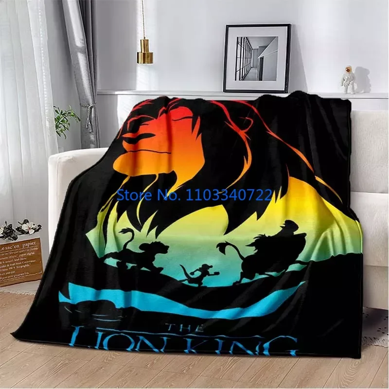 

Cute Cartoon The Lion King Simba Blanket Throw for Bed Sofa Nap Blankets 150x200cm Boy Girl Festival Gift