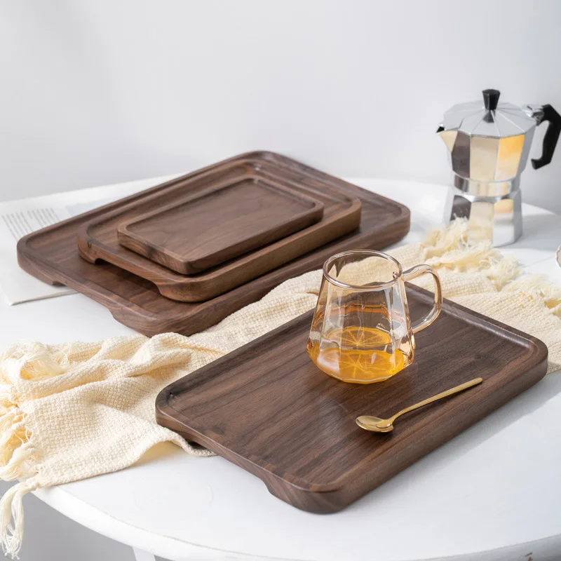 

Tea Wooden Trays Provide Luxurious Decorative Accessories Coffeeware Teaware Water Kung Fu Ceremony Kitchen Dishes for Serving