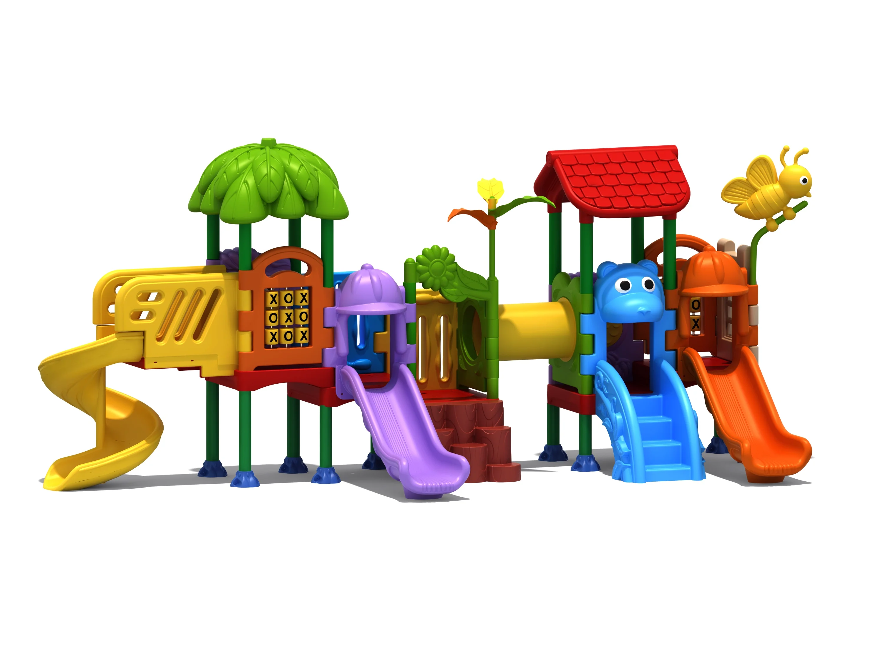 Conjuntos de casinha de jogos  - Kids Outdoor Slide Set avaliação e preço