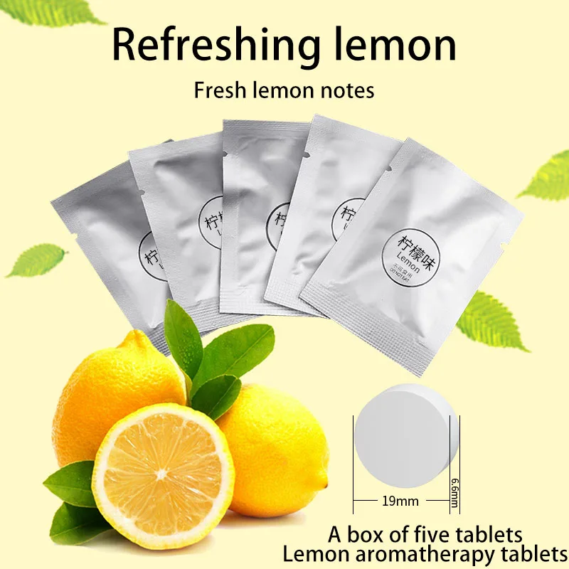 5PCS Car Air Vent Fragrance Sheets Solid PE Aroma Replacement Pads Essential Oil Scent Chip Auto Air Outlet Perfume Slice
