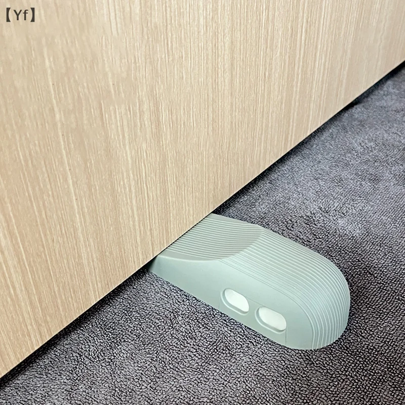 Protective Safety Door Stopper, Door Stopper, Windproof, Anti-pinch, Rubber-coated, No Damage To The Door, No Installation