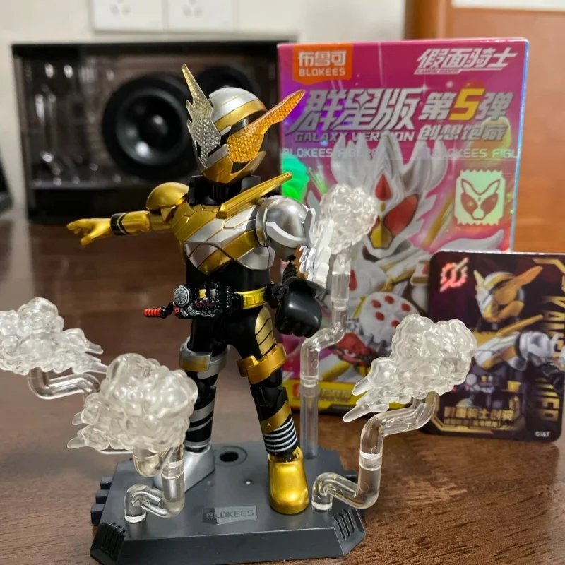 Blokees figura de ação mascarado piloto estrela edição 5a geração design original caixa cega brinquedo masculino autêntico colecionável