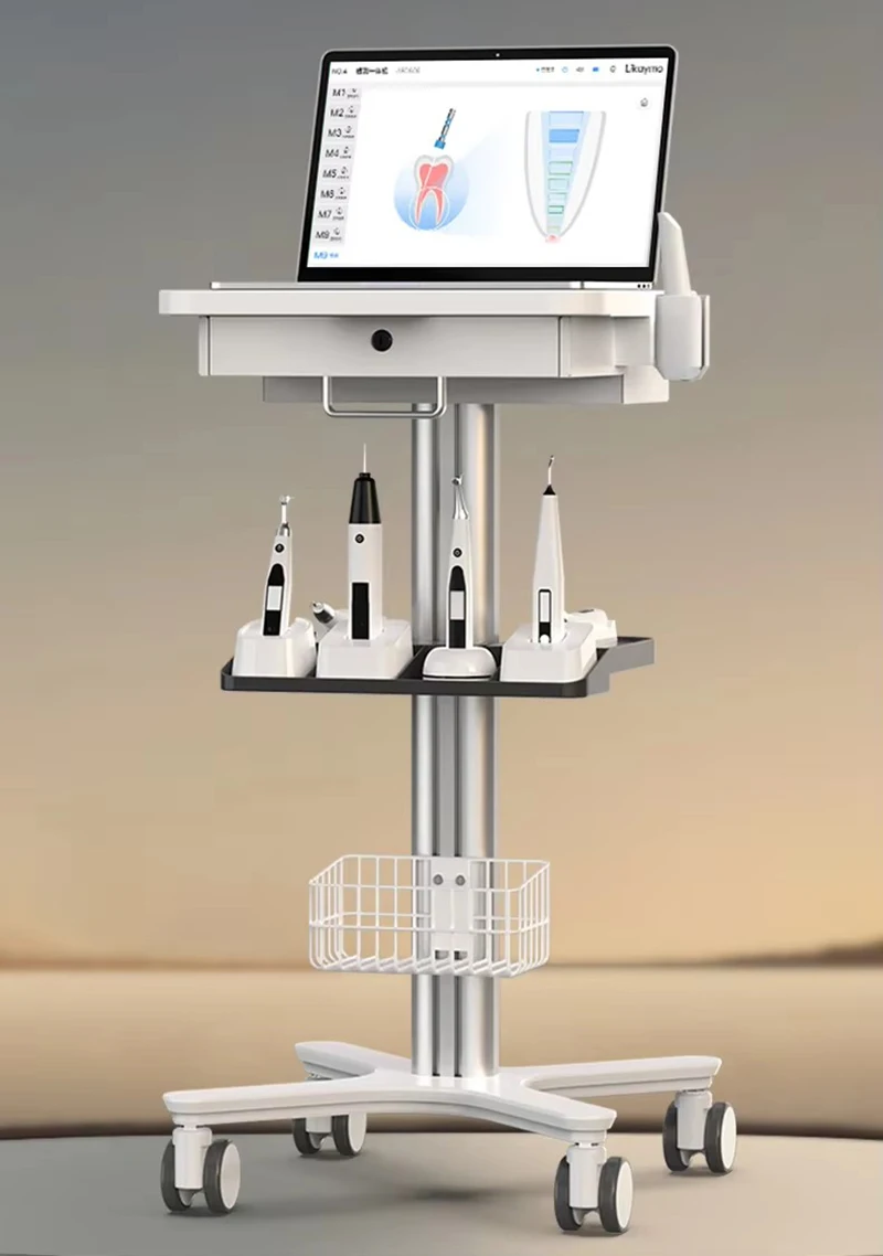 Medical Trolley Hospital Dental Oral Scanner Cart Clinic Desktop Holder Host Mobile Cart