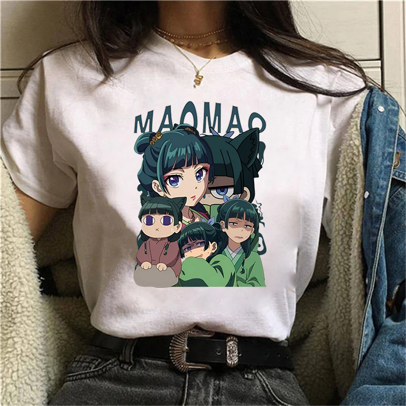 

New Anime The Apothecary Diaries Maomao Printing T Shirt Men Women T-Shirt Harajuku T-shirt Unisex Fashion Summer Tops