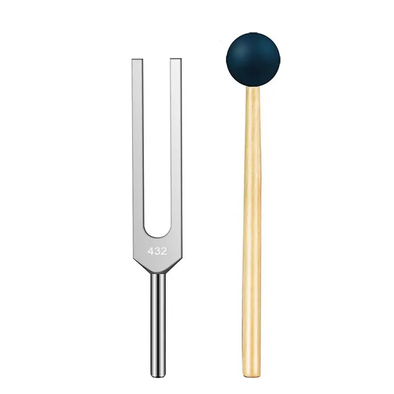 A89E-8X 432 Hz Tuning Fork With Resonance Box,For Sound Healing,Tuning Fork Resonance Teaching, Hearing Tests, Meditation