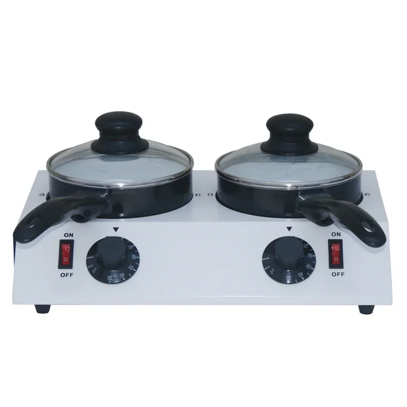 Household 220v Aluminum Non-Stick Pan Two-Cylinder Chocolate Melting Furnace Insulation Electric Heating Melting Machine