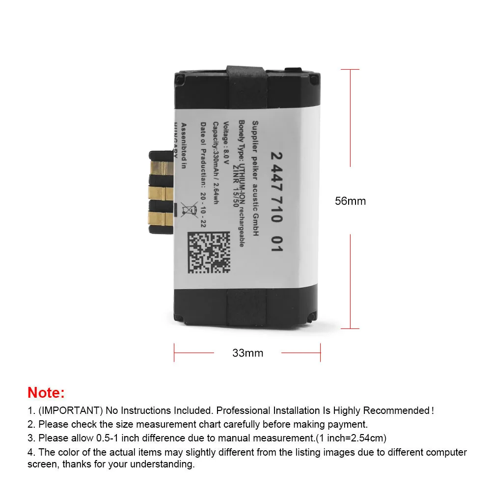 1-10 szt./partia 84102447710 2447710 01 8V 330mAh do BMW F20 F30 F31 G20 G21 G30 2447710 SOS TCB Układ scalony awaryjny — zdjęcie produktu 5