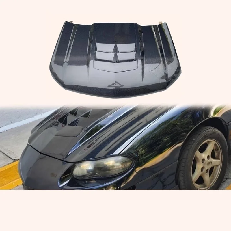 

Carbon fiber Body kit Engine cover Bonnet Hood for Chevrolet camaro 98-02 Car Accessories