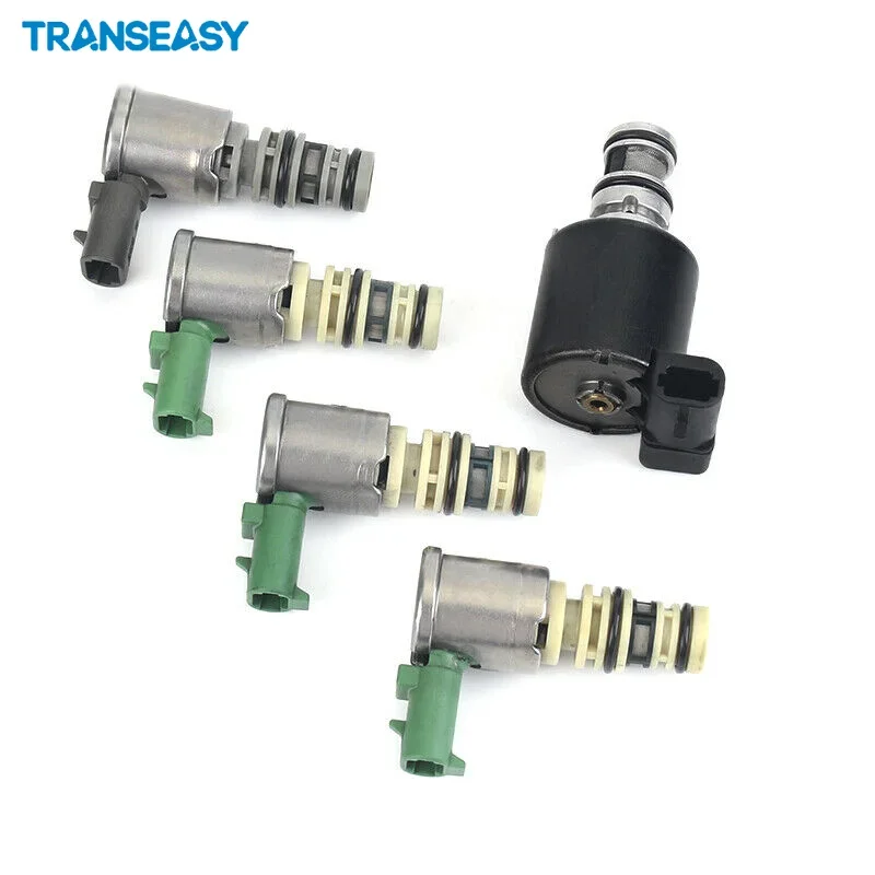 5PCS Original Transmission Solenoid set 5L40 5L40E for GM BMW 99-03 96022804 10478146 24212690 Transmission Solenoid Shift