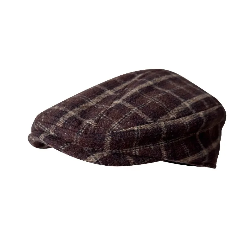 men-british-retro-plaid-flat-beret-cap-autumn-winter-casual-versatile-peaked-hat-warm-vintage-fashion-daily-headwear-for-male