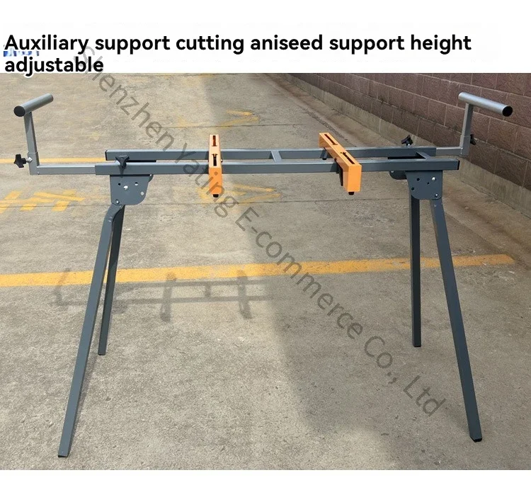 Foldable Slant Cutting Saw Bracket Interface Aluminum Machine Workbench, Oblique Cutting Saw Bracket, Woodworking Table