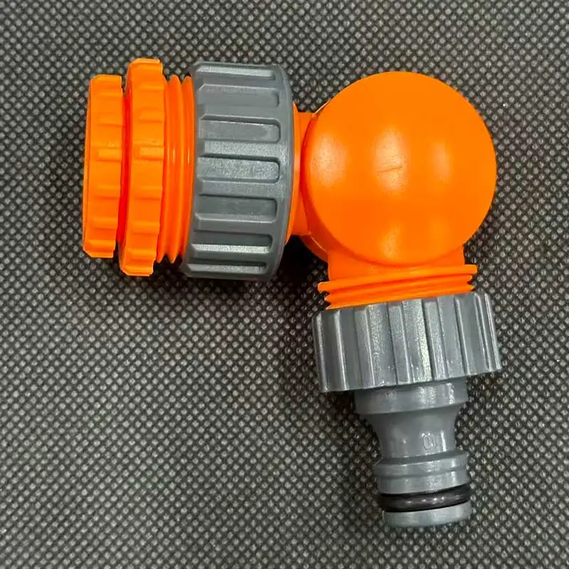 1pc Garden Plastic Hose Tap Adjustable Quick Connector For 13mm Hose Tube Garden Watering Fitting 180° Rotatable Fauce 917