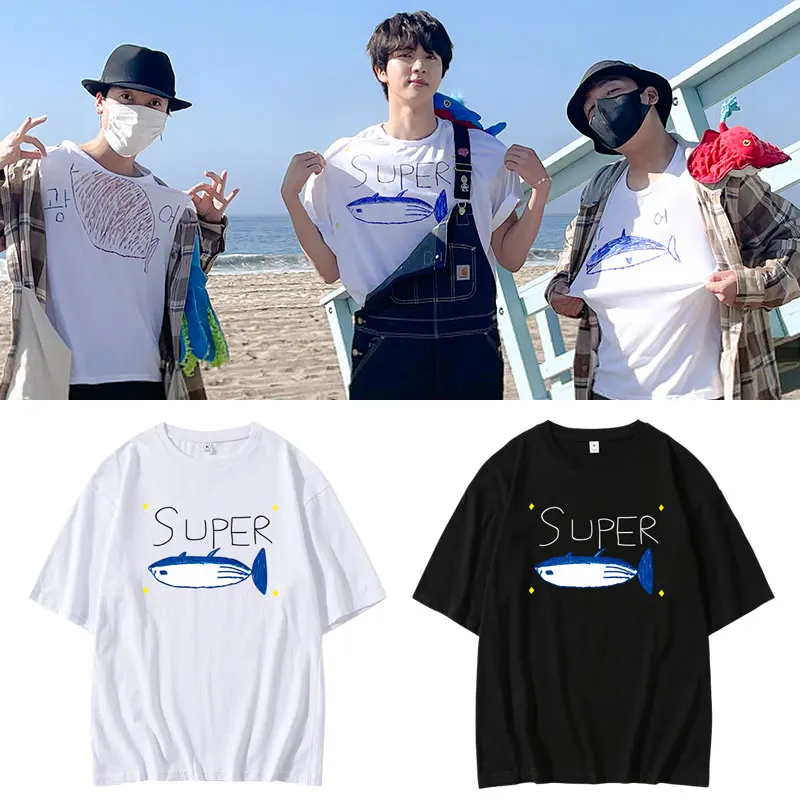 Hot Kpop Boys T-Shirt  Korea T-Shirt Music Star Fan Idol Same Clothes