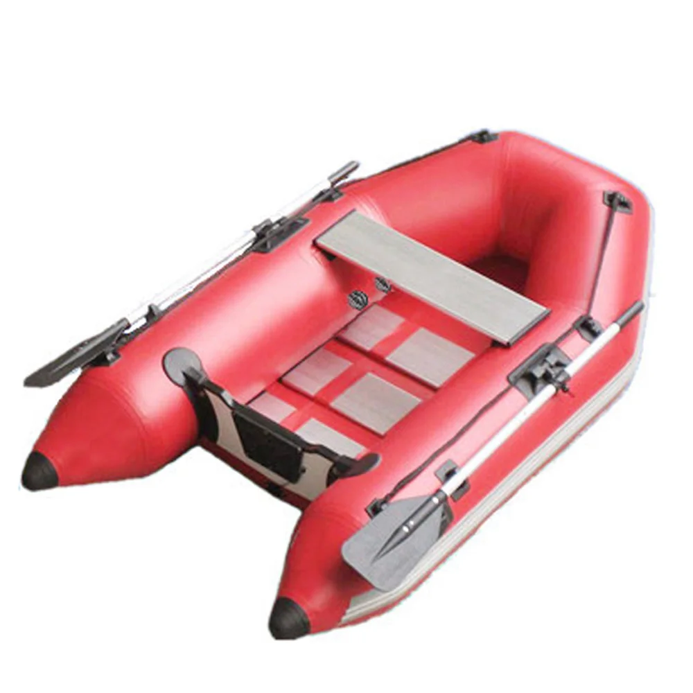 FREESUN Small Inflatable Boat Flat Bottom Fishing Boat Best Sit In Fishing Kayak