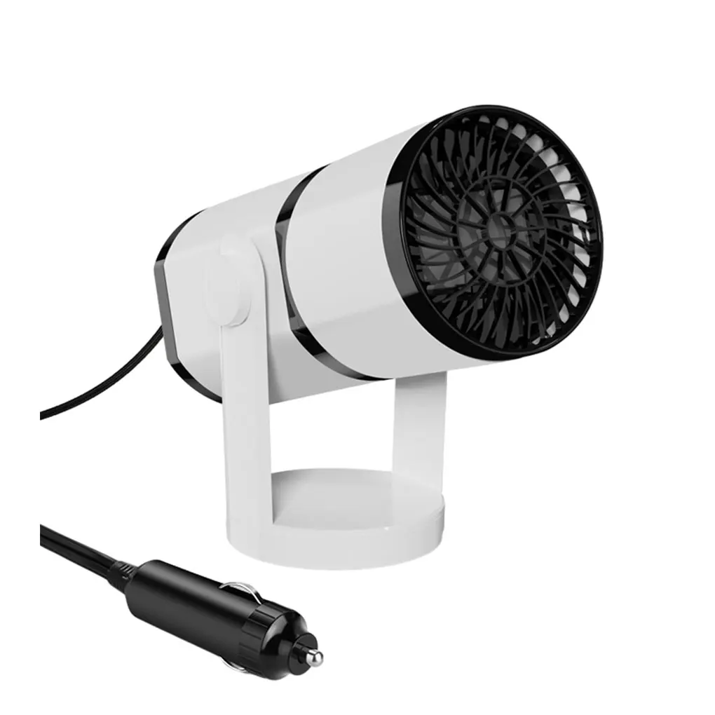 

Белый портативный автомобильный обогреватель и вентилятор для комфортного пребывания в пути: быстрое и безопасное охлаждение на 360° ° Вращающиеся автомобильные вентиляторы