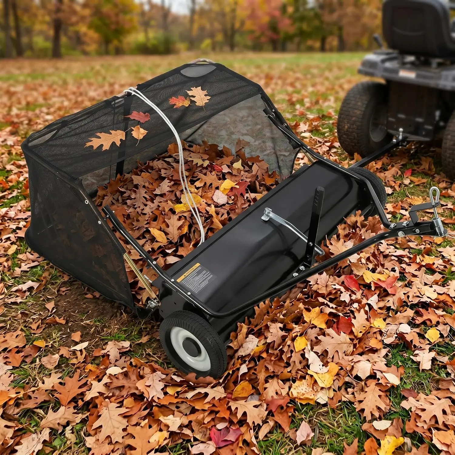42 Inch Heavy Duty Tow Behind Lawn Sweeper