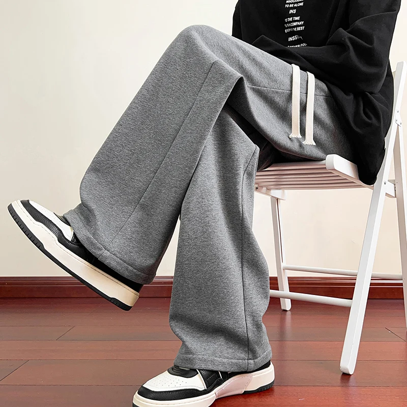 جديد الرجال الرياضة الترفيه السراويل العصرية في الهواء الطلق عالية الجودة مريحة تنوعا المألوف والعصرية السراويل الساق المستقيمة