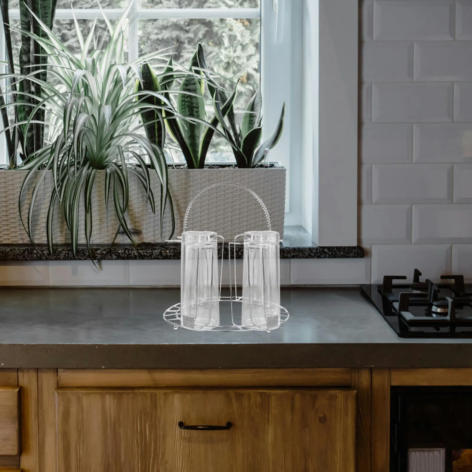 

Подставка для 8 бокалов из нержавеющей стали, минималистичный дизайн, подставка для красного вина с эффективным дренажем, сушилка для бокалов для бара, кухонная подставка для сушки стаканов