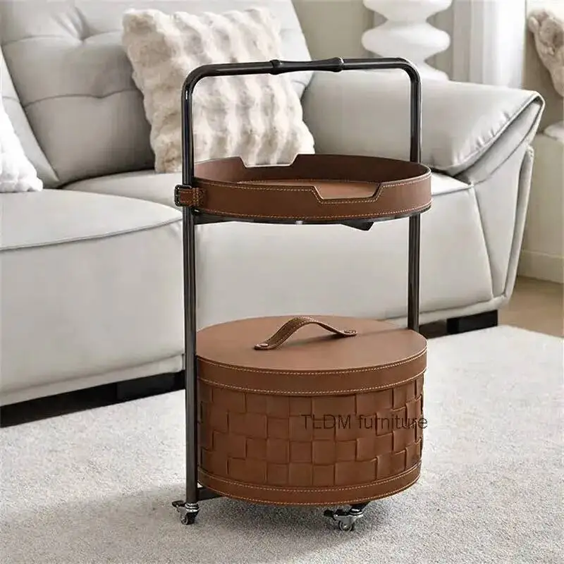

Кофейная креативная гостиная, мини-стол, диван, мебельные столы, скандинавские мобильные седельные столы, мебель, кожаная мебель для комнаты