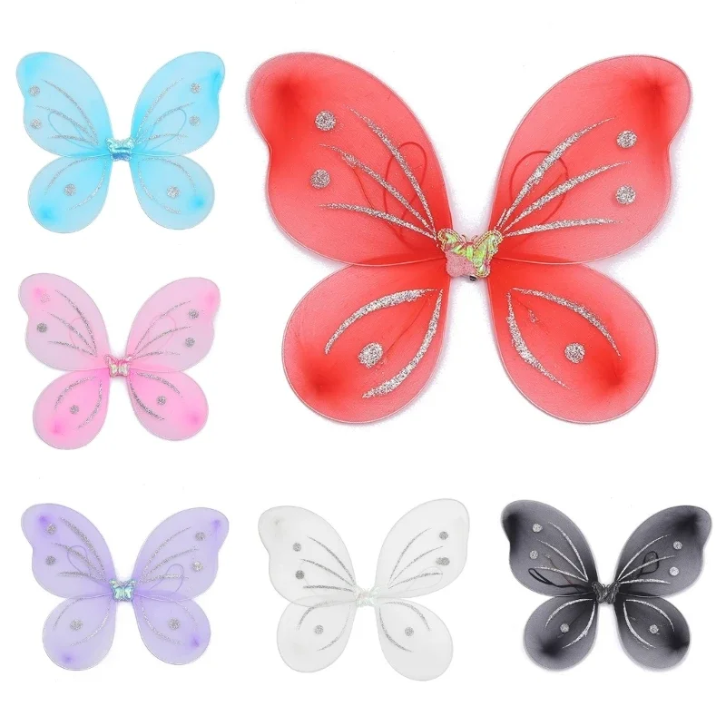 Women Girl Fairy Wing Photography Prop Party Performance Costumes Accessories Dress Up Cosplay Accessories Angel Wings