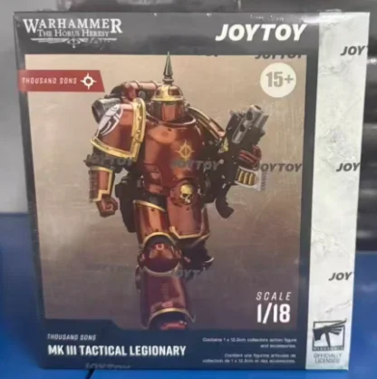 

Оригинальная фигурка JOYTOY Warhammer 40K Thousand Sons MK III Тактический Легионер, масштаб 1/18, коллекционная модель, подарок для мальчика
