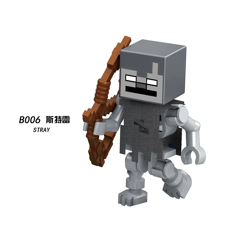 MineCrafts Steve Alex Iron Golem mini Figure Model Toys MC Figure Cartoon Herobrine Figure MineCrafts Figure For Children Gifts