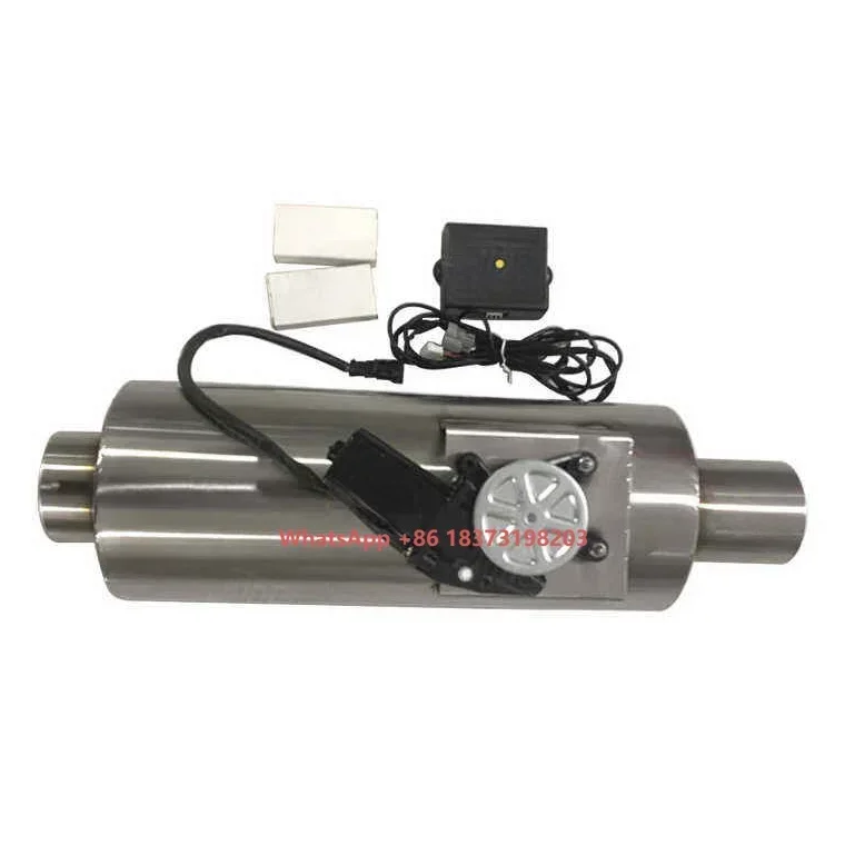

High Quality YIHONG Universal Stainless Steel Exhaust Muffler with Electric Cutout Valve and Polished Finish 1 Year Warranty