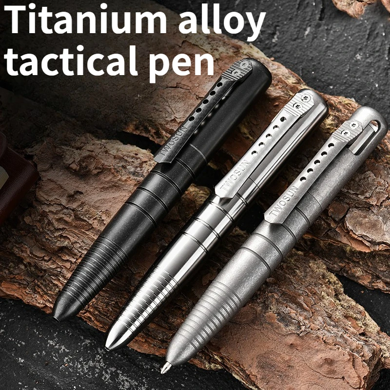 

New Outdoor Titanium Alloy Tactical Tool Portable Self-defense Pen Camping Survival EDC Tool
