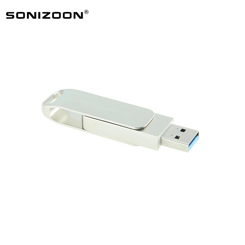 SONIZOON 회전 펜 드라이브 USB 플래시 드라이브 IS903 체계 32GB 64GB 128GB 256GB, 안정적인 고속 메모리 스틱